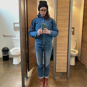 Vintage Carhartt Workwear Jacket, Hooded W/ Plaid Lining